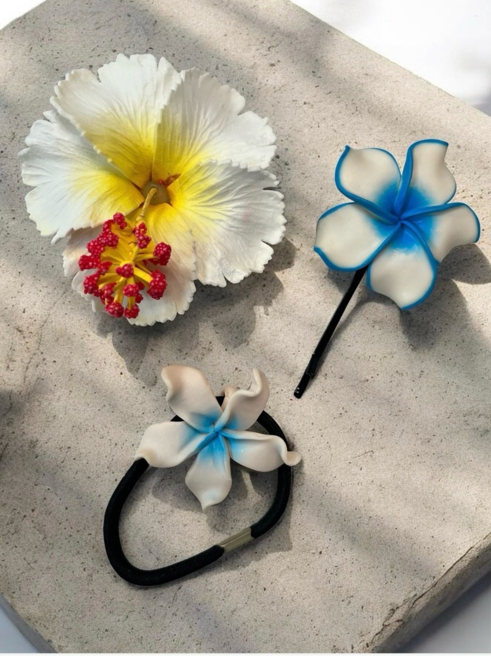 Hawaiian Beauty Hair Clips - Set of 3